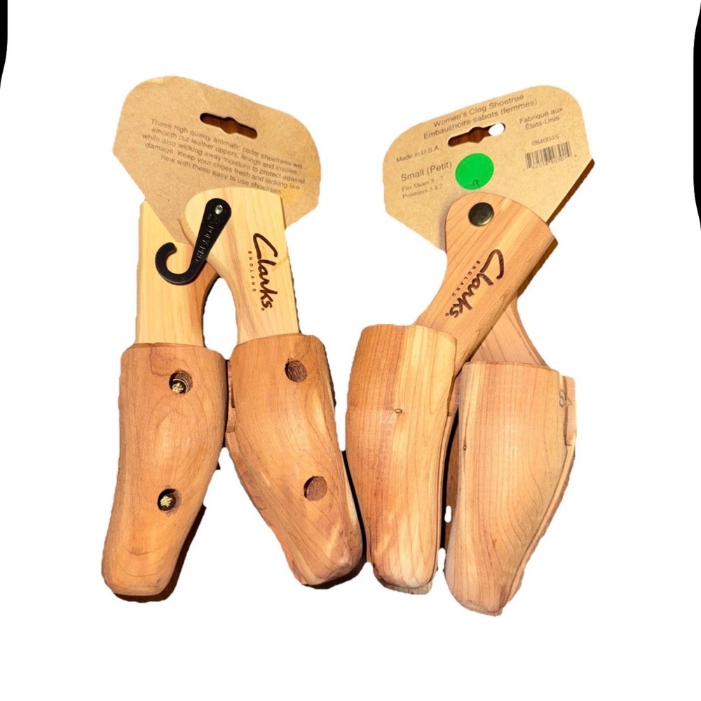 Clark's Womens Cedar Clog Shoetree Size Small 5-7 Made in the USA NEW